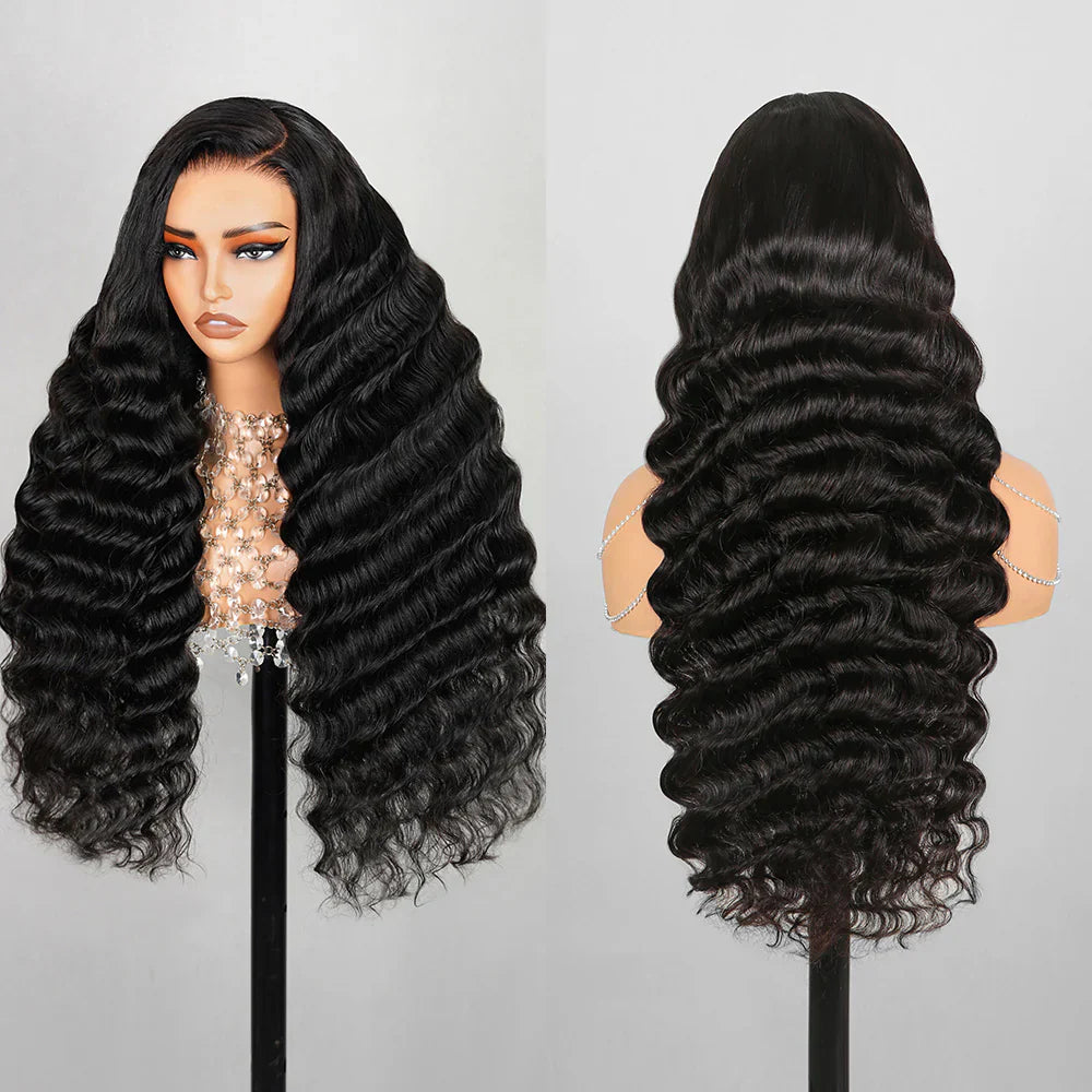 6x5 Pre-cut Glueless Wig - Deep Wave