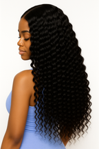 Raw Deep Wave Clip-in Hair Extensions  (Set of 8)