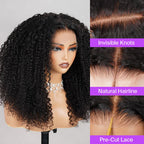 6x5 Pre-cut Glueless Wig - Kinky Curly