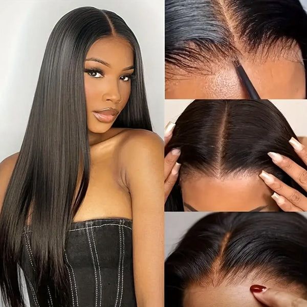 6x5 Pre-cut Glueless Wig - Straight