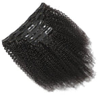 Raw Kinky Curly Clip-in Hair Extensions  (Set of 8)