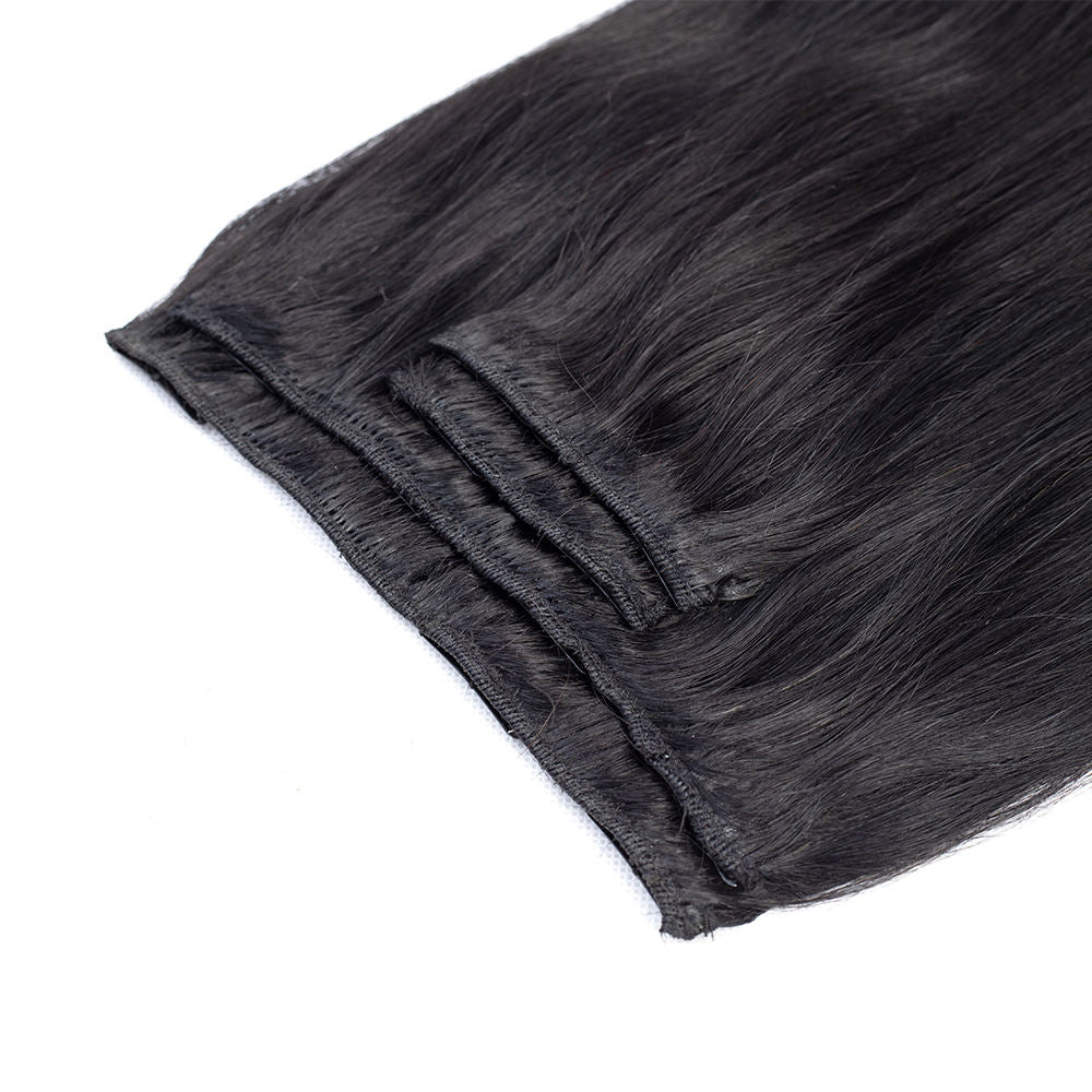 Raw Straight Clip-in Hair Extensions (Set of 8)