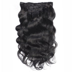 Raw Body Wave Clip-in Hair Extensions (Set of 8)